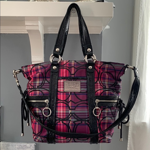 Coach Poppy Tartan Purse - Picture 1 of 16